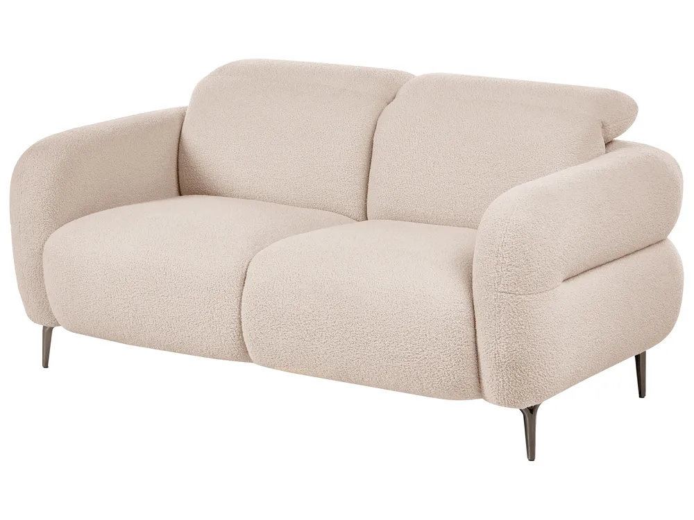 Sofa 2 Seater ARTUNA Boucle Beige_1045369