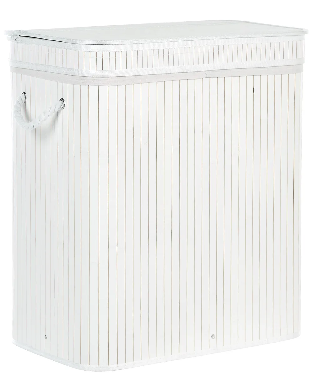 Wäschekorb KALTHOTA Bambus Weiß 100 L