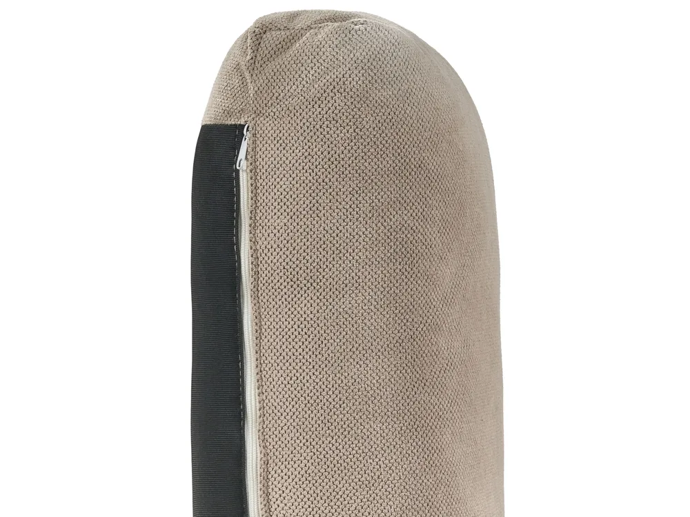 Ecksofa 4-Sitzer SIGGARD Stoff Taupe rechtsseitig_944884