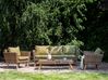 Lounge Set mit Tisch 5-Sitzer VITTORIA XL Polyrattan Olivgrün