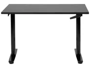 Schreibtisch manuell höhenverstellbar DESTINAS 120 cm 72 cm Schwarz_899130