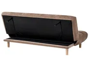 Schlafsofa 2-Sitzer RISOR Stoff Braun_1053557