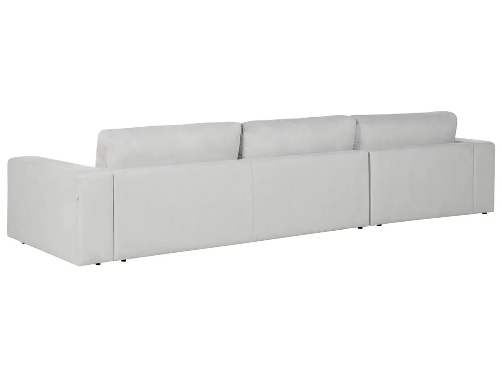 Ecksofa 5-Sitzer LOFOTEN Stoff Hellgrau rechtsseitig_900482