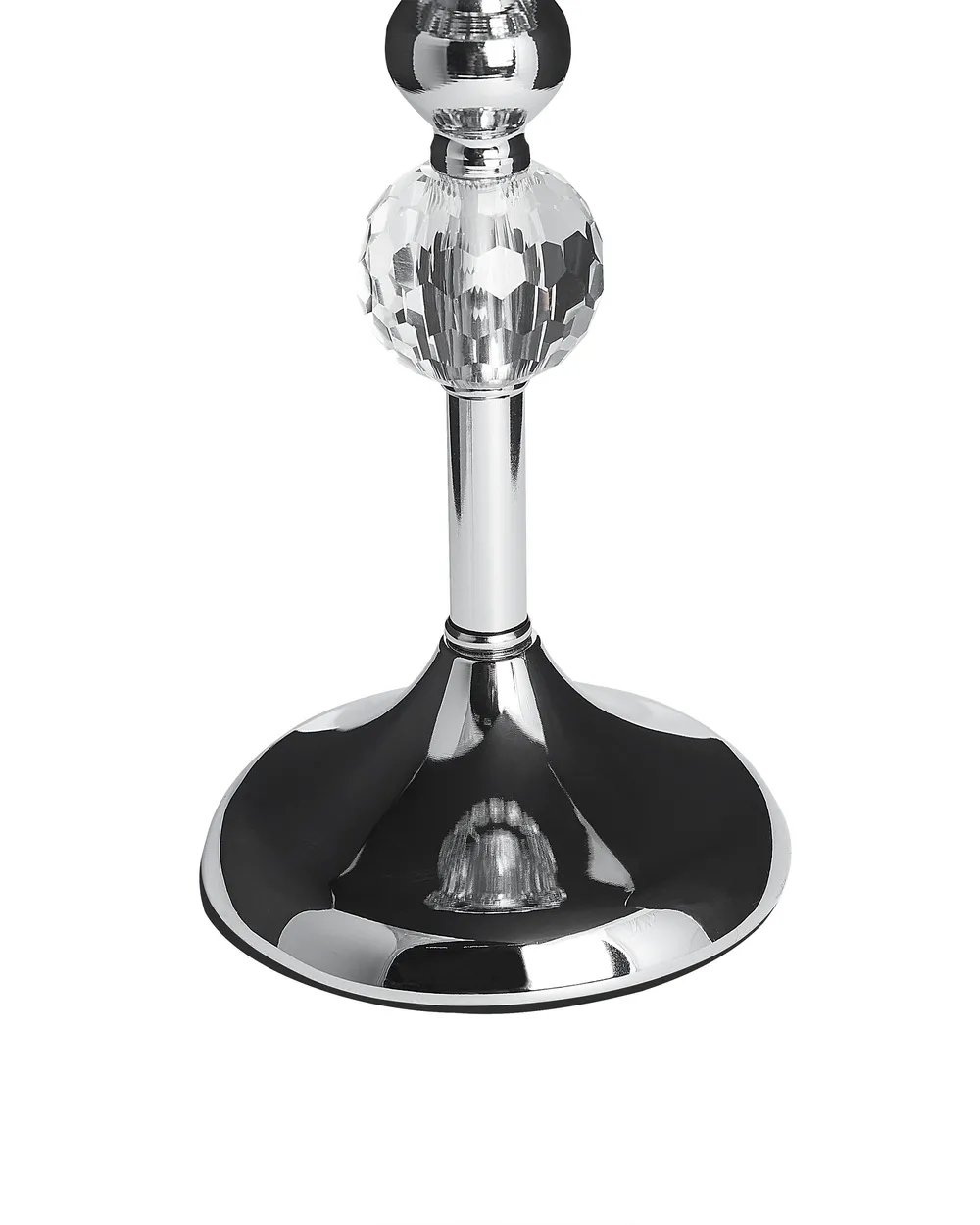 Kerzenständer AVORD 33 cm Glas Silber_790748