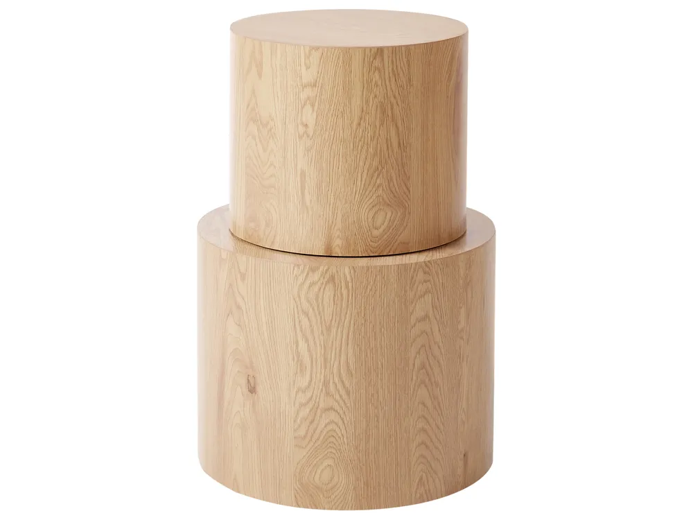 Couchtisch 2er Set MANTI Hellbraun_961813