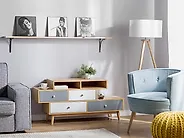 4 Drawer Chest IRVINE Brown/ White_1177361