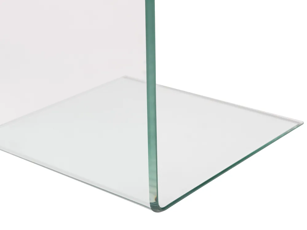 Beistelltisch LOURDES Sicherheitsglas Transparent_751305