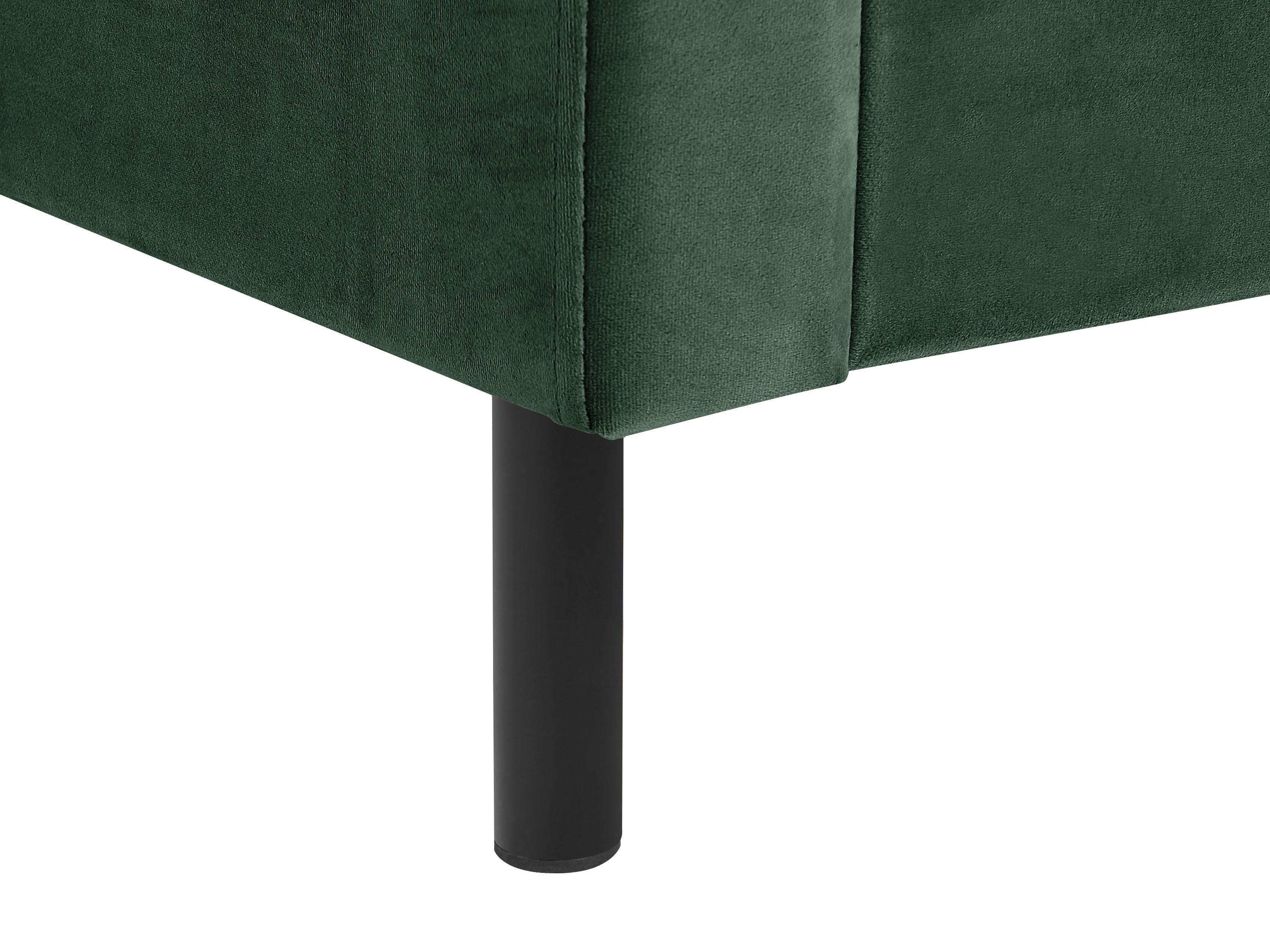 Bed Velvet VILLETTE 140 x 200 cm (EU Double) Dark Green_832668