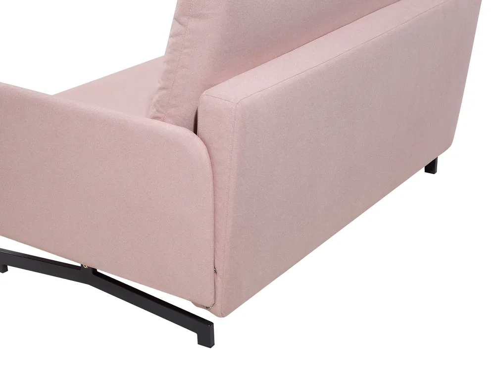 Schlafsofa 2-Sitzer BELFAST Stoff Rosa_798386