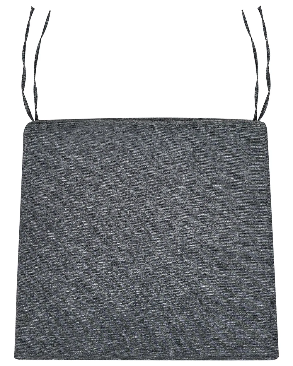 Set mit 4 Stühlen und Sitzkissen TACENO Metall Grau_1007829