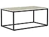 Couchtisch DELANO Marmor Optik / Schwarz