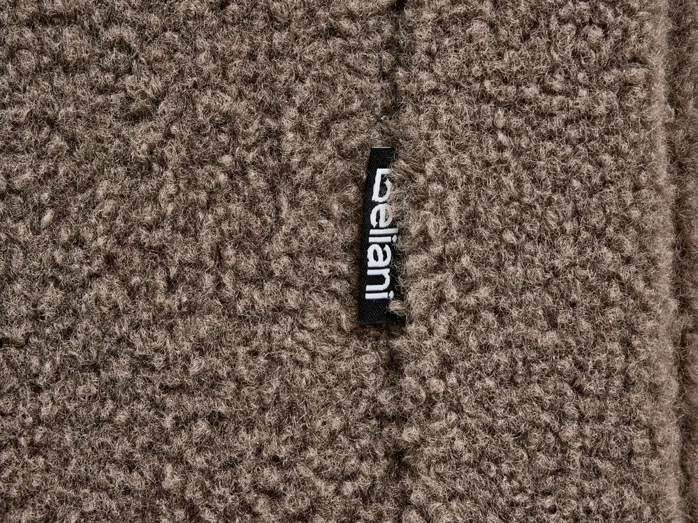 Bed without Headboard Boucle ROANNE 90 x 200 cm (EU Single) Taupe_995483