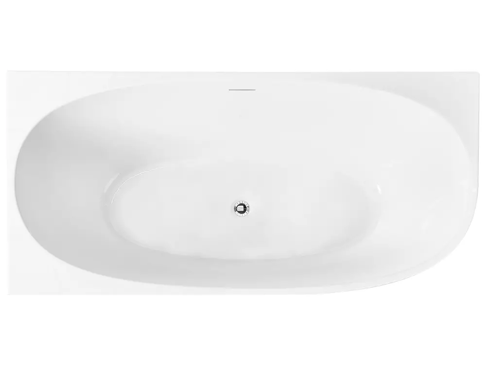 Eckbadewanne PARNAIBA 170 x 80 cm Weiß rechtsseitig_1017376
