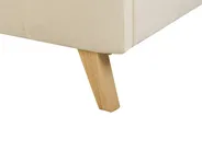 Bett mit Lattenrost Samtstoff SENLIS 160 x 200 cm Beige_918997