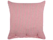 Dekokissen AALITA 45 x 45 cm Baumwolle Rot Streifenmuster_902639