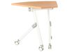 Module de bureau d'angle pliable BENDI 90 cm 64 cm Marron