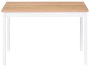 Dining Table HOUSTON Light Oak 125 cm 75 cm_1070959