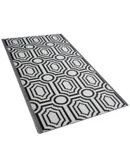 Outdoor Rug BIDAR Black 90 x 180 cm Reversible_734124