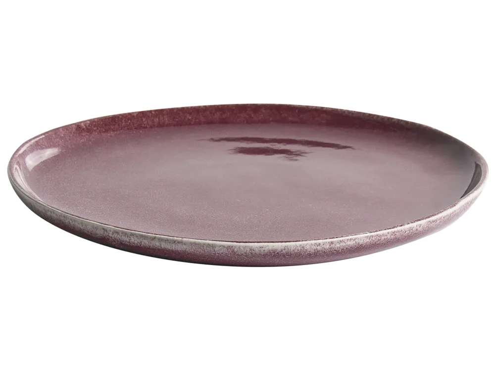 Set of 24 Dinnerware HOPS Stoneware Burgundy_1061086