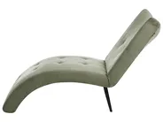 Chaiselongue QUILLY Cord Grün_1095975