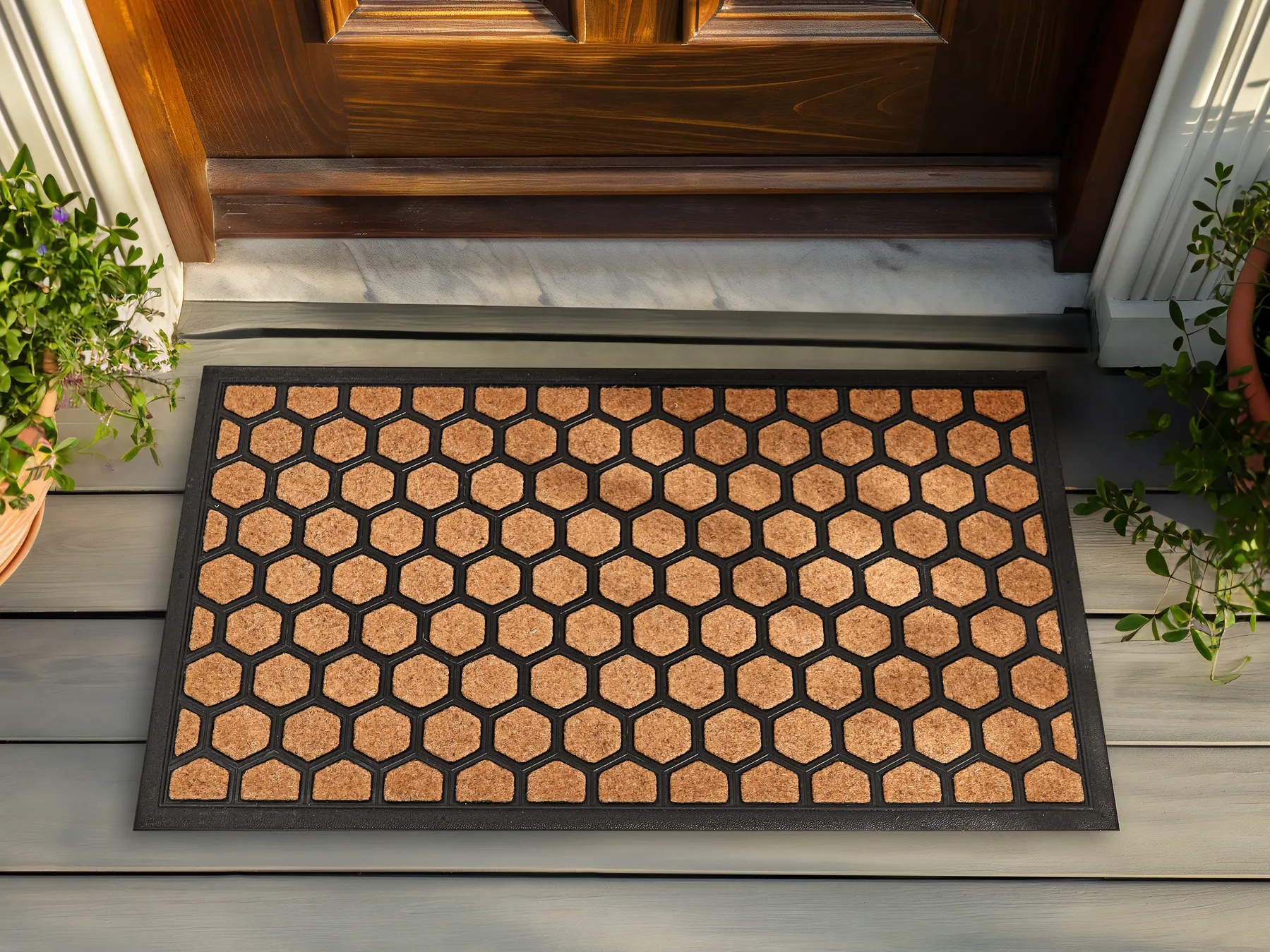 Doormat TANDYKUL Natural 45 x 75 cm_905632