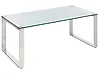Couchtisch TILON Sicherheitsglas Silber