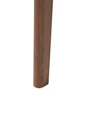 Set mit 2 Barstühlen DOYLE Holz Braun / Hellbeige_1071259
