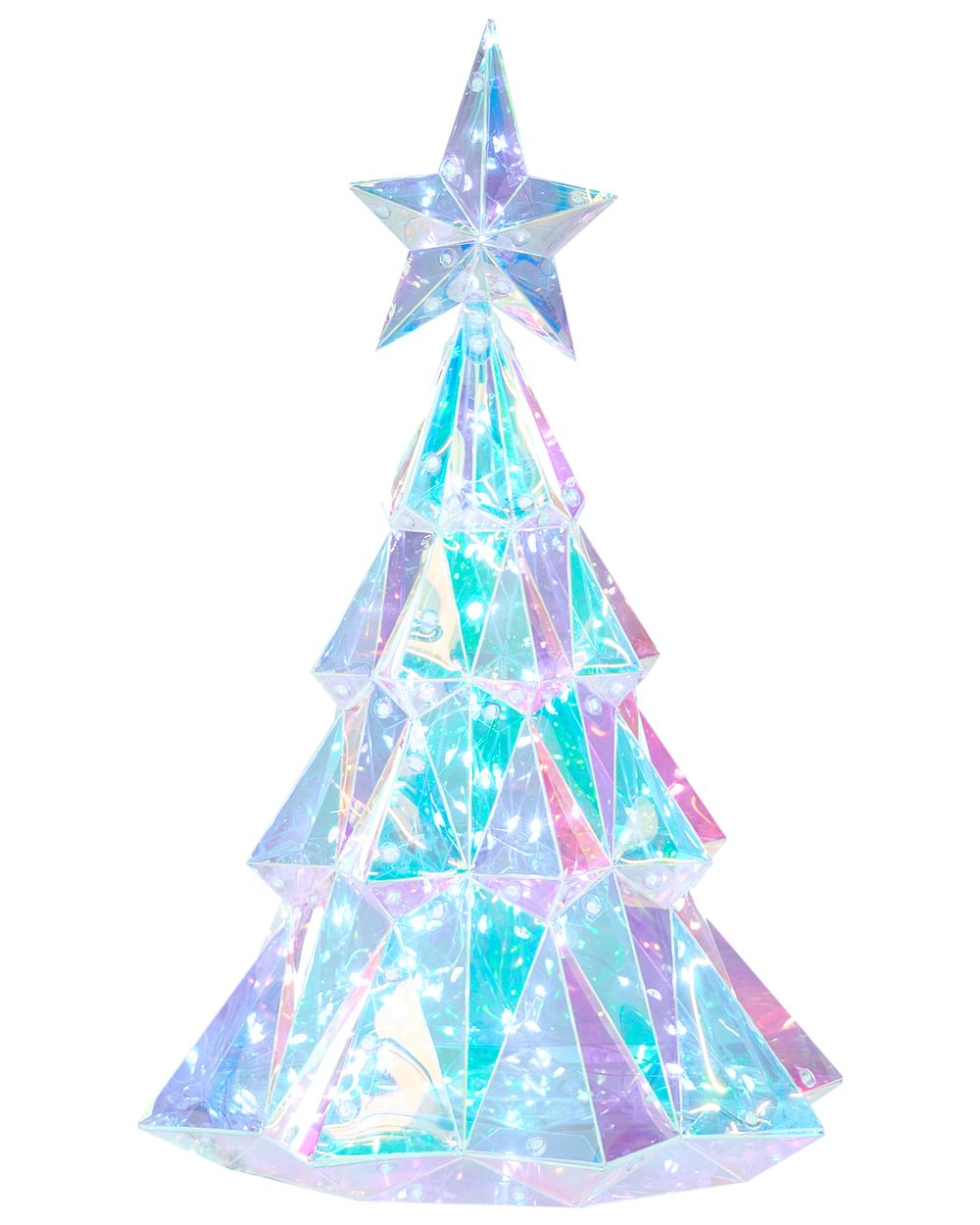 LED Dekoration UNUKA 40 cm Weihnachtsbaum Bunt
