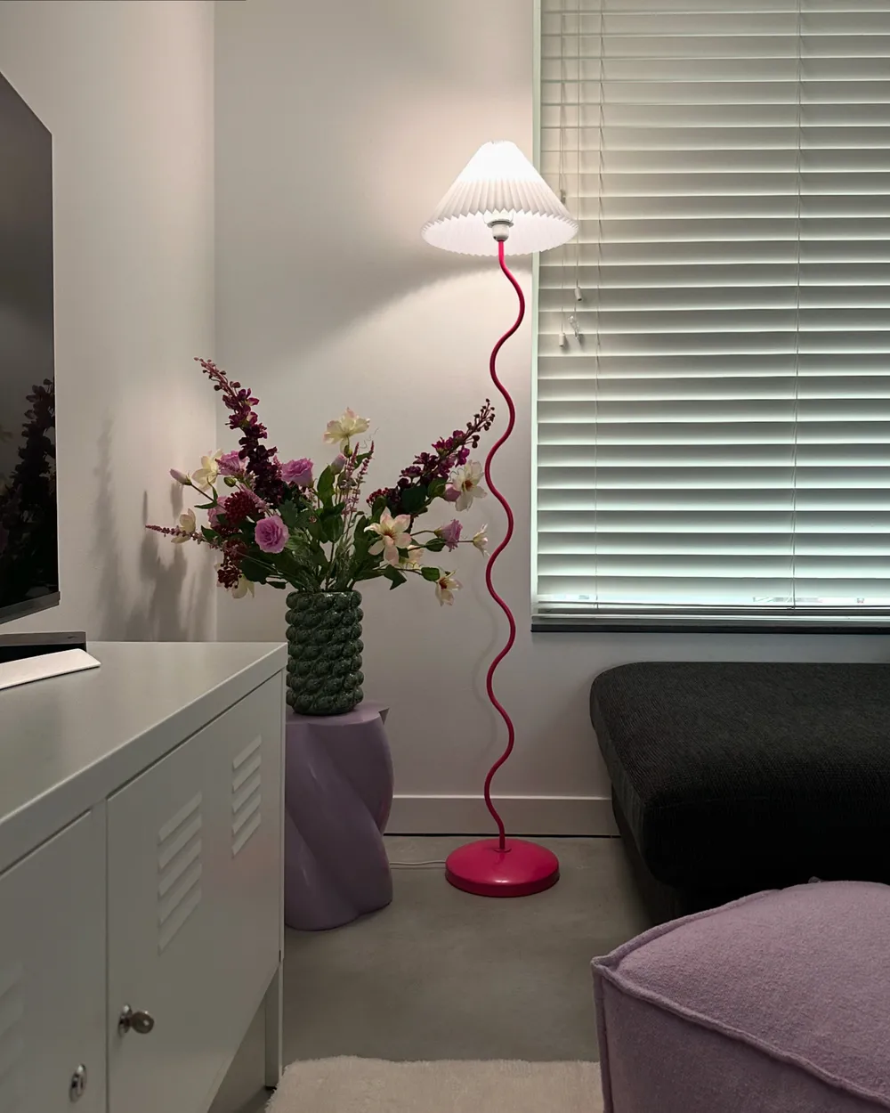Floor Lamp JIKAWO Metal Pink_951616