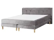 Divan Bed Velvet MARQUISE 160 x 200 cm (EU King Size) Grey_796502