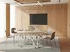 Module de bureau d'angle pliable BENDI 90 cm 64 cm Marron clair