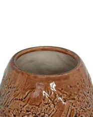 Blumenvase BETTA 22 cm Steinzeug Braun_935280