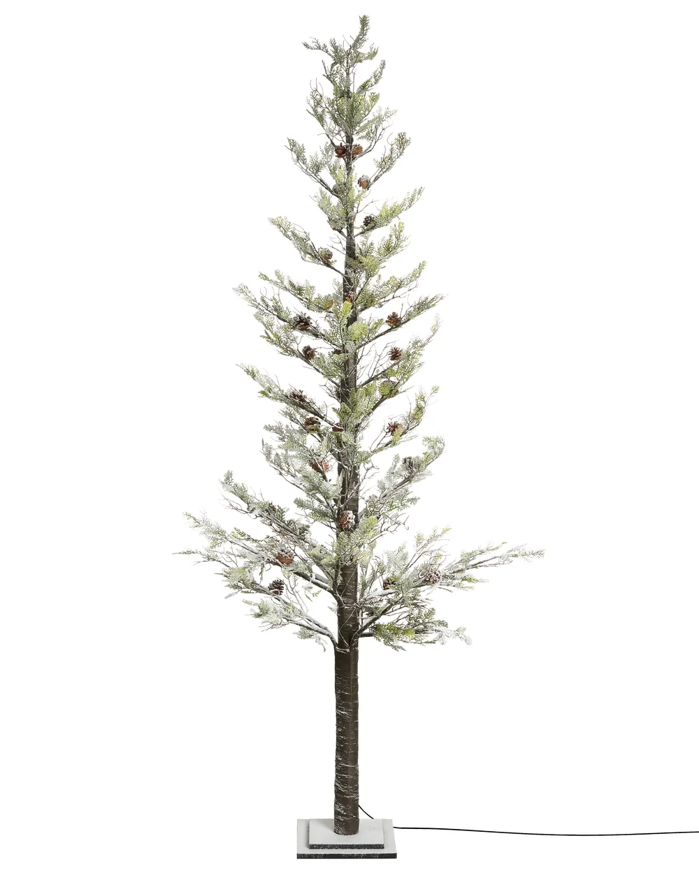 Gartendekoration LED GRENIVIK 245 cm Weihnachtsbaum Weiß_1025817