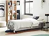 Verstellbares Bett ohne Kopfteil Stoff DUKE II 80 x 200 cm Hellgrau