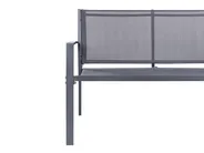 Lounge Set mit Tisch 4-Sitzer TAVOLETO Metall Dunkelgrau_1044923