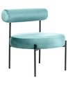 Fauteuil ALPHA Fluweel Turquoise