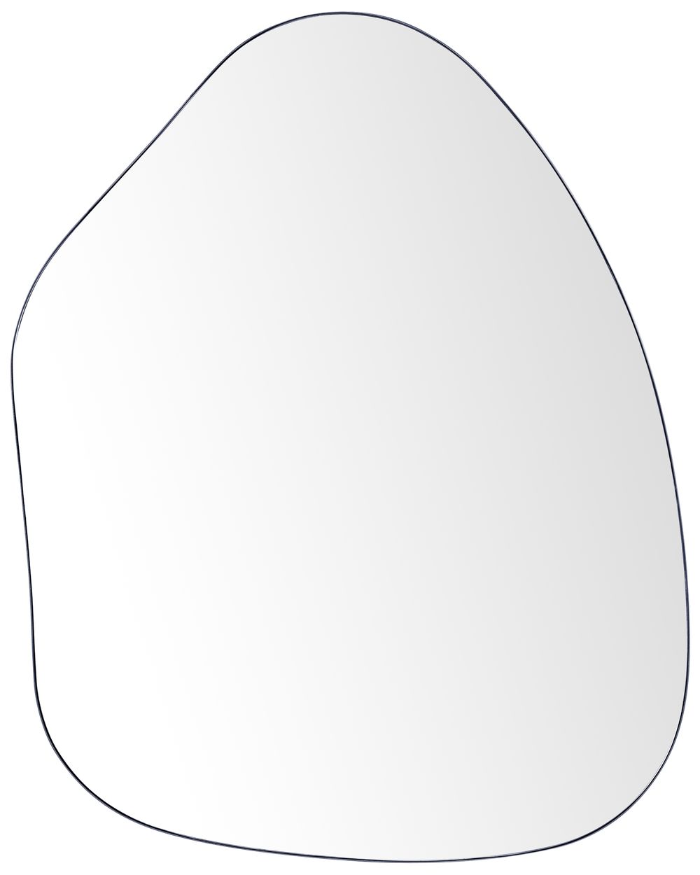 Ogledalo PUTEAUX 70 cm 92 cm Metal Crni
