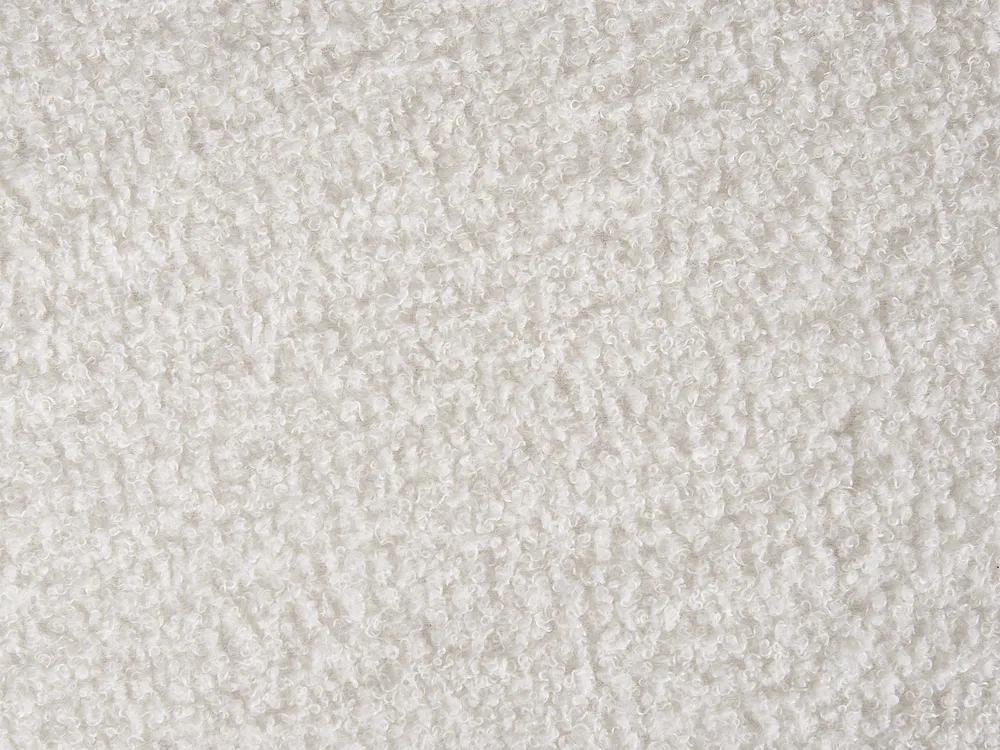 Hocker TAKOMA Bouclé Weiß_850199