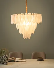Chandelier MAHAICA Glass Brass_1006167
