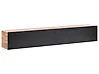 Wandmontierter TV-Schrank GLADSTONE Braun / Schwarz