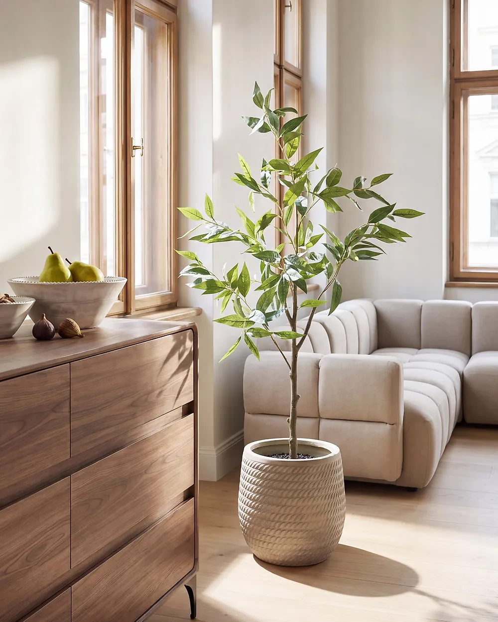 Umetna rastlina EUCALYPTUS TREE 128 cm Zelena