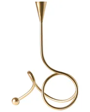 Candle Holder AROUCA 40 cm Metal Gold_968637