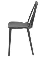 Set of 2 Dining Chairs VENTNOR Black_707139