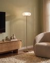 LED Stehlampe NITH mit Dimmer Glas Weiß