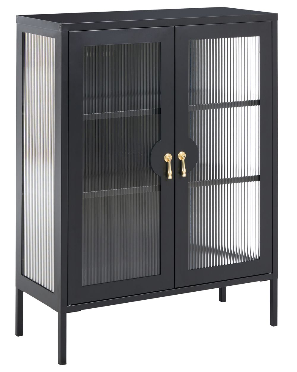 Storage Unit GLEORA Metal Black
