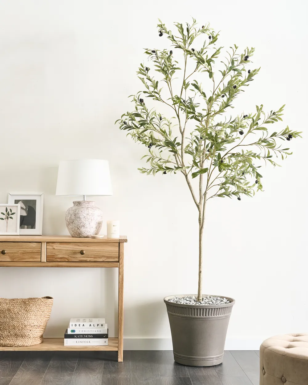 Kunstpflanze OLIVE TREE 178 cm Grün