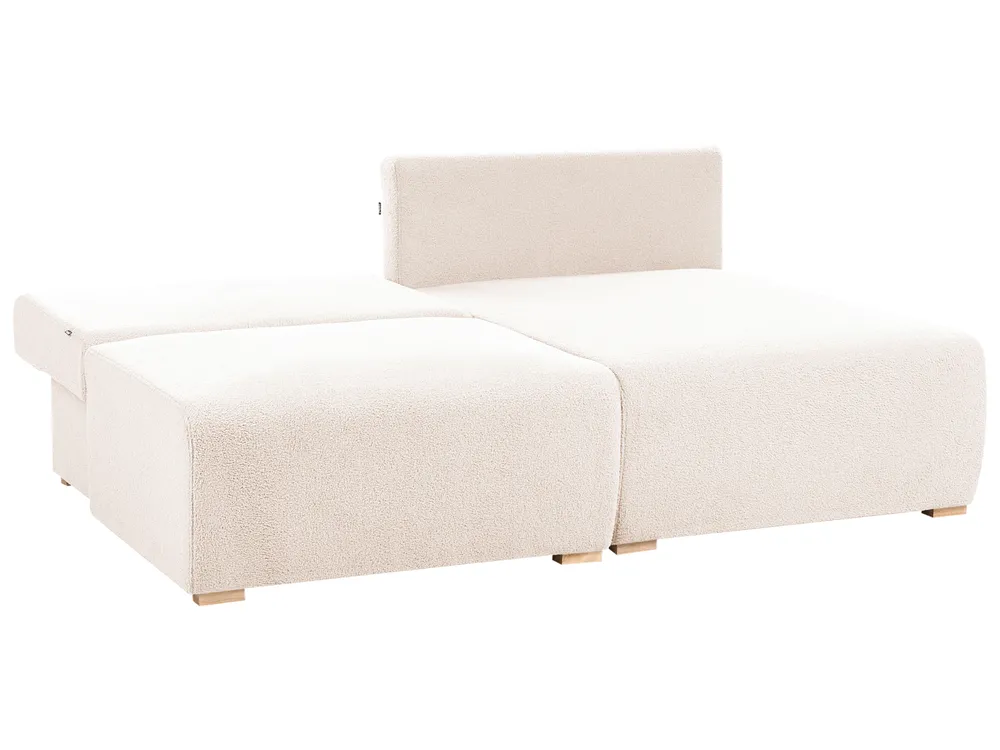 Modular Corner Sofa NERBO Boucle Beige Left Hand_1034717