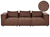 Modulsofa 3-Sitzer AXEBO Bouclé Braun