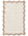 Badematte NANGAL Braun / Beige 60 x 90 cm Baumwolle