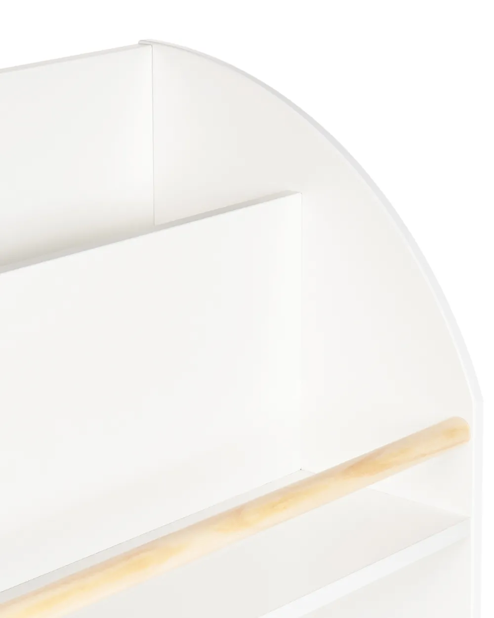 Bücherregal mit 3 Ebenen LILOET 102 cm Weiß_950033